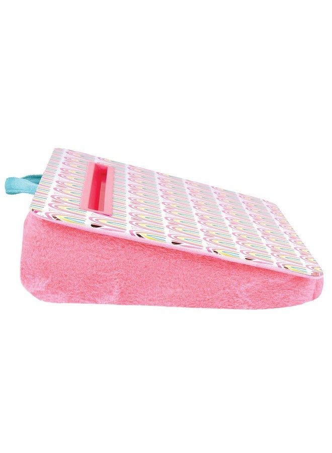 3C4G Rainbow Adventure Fun Lap Desk - Portable Lap Pillow Desk For Kids With Media Slot - 12” X 16.9” Lap Desk For Laptop, Tablets, & Notebooks By Make It Real - Image 2