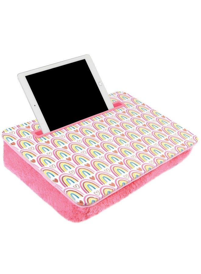 3C4G Rainbow Adventure Fun Lap Desk - Portable Lap Pillow Desk For Kids With Media Slot - 12” X 16.9” Lap Desk For Laptop, Tablets, & Notebooks By Make It Real - Image 4