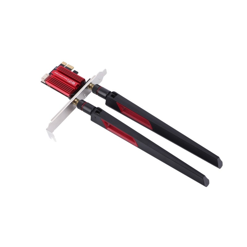 PCIE WiFi Card 1200Mbps Dual Band BT4.0 Dual Antennas - 10dBi Gain Wide Coverage Windows Compatible Wireless Network Card for Desktop Computers - Image 4
