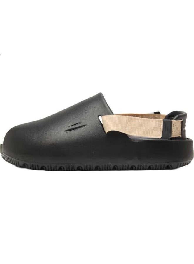 Scarecrow Men'S Hollow Out Shoes With Toe Cap Outdoor Coconut Thick Bottom Summer Beach Dual-Use Sandals Black Card 40-41 - Image 2
