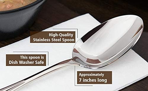 signatives Joey Doesn’t Share Food Engraved Stainless Steel Coffee Spoon, 7 Inch – Kitchen Utensil for Coffee & Dessert, Unique Gift Idea - Image 5