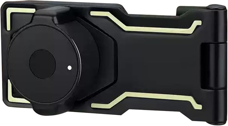 Mysterious Black Lockable Hasp Keyless Fingerprint Keyed Cabinet Drawer Door Office File - Image 2