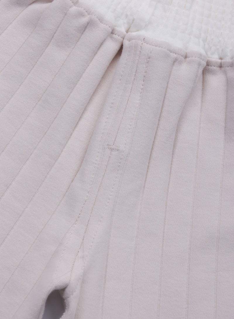 Unisex Organic Cotton Baby 2-Piece Set: Button-Up Top & Elastic Waist Pants for 6-24 Months - Daycare & Play  - Image 5
