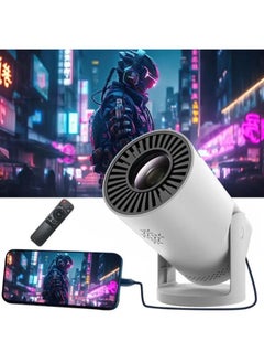 Plynox Smartphone Projector - 1080P HD Portable Home Theater for Outdoor Activities & Office Learning, Lightweight 280g Design, Compatible with Android & iPhone for Direct Connection  - Image 1