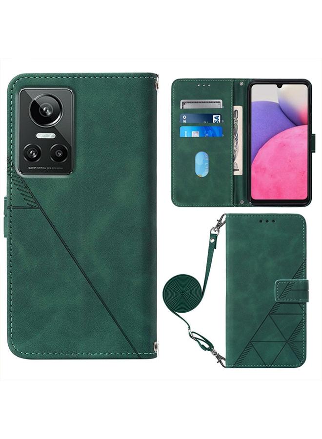 S-TOP Case For OPPO Realme GT Neo3 Crossbody 3D Embossed Flip Leather Phone Case - Image 2