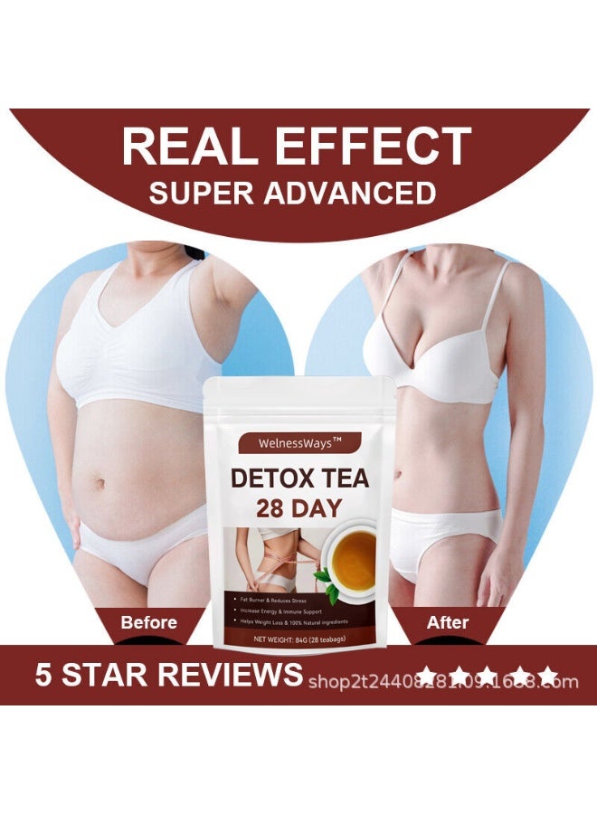 WelnessWays 28-Day Slimming Tea, Detoxifying Herbal Tea * 2 sachets - Image 5