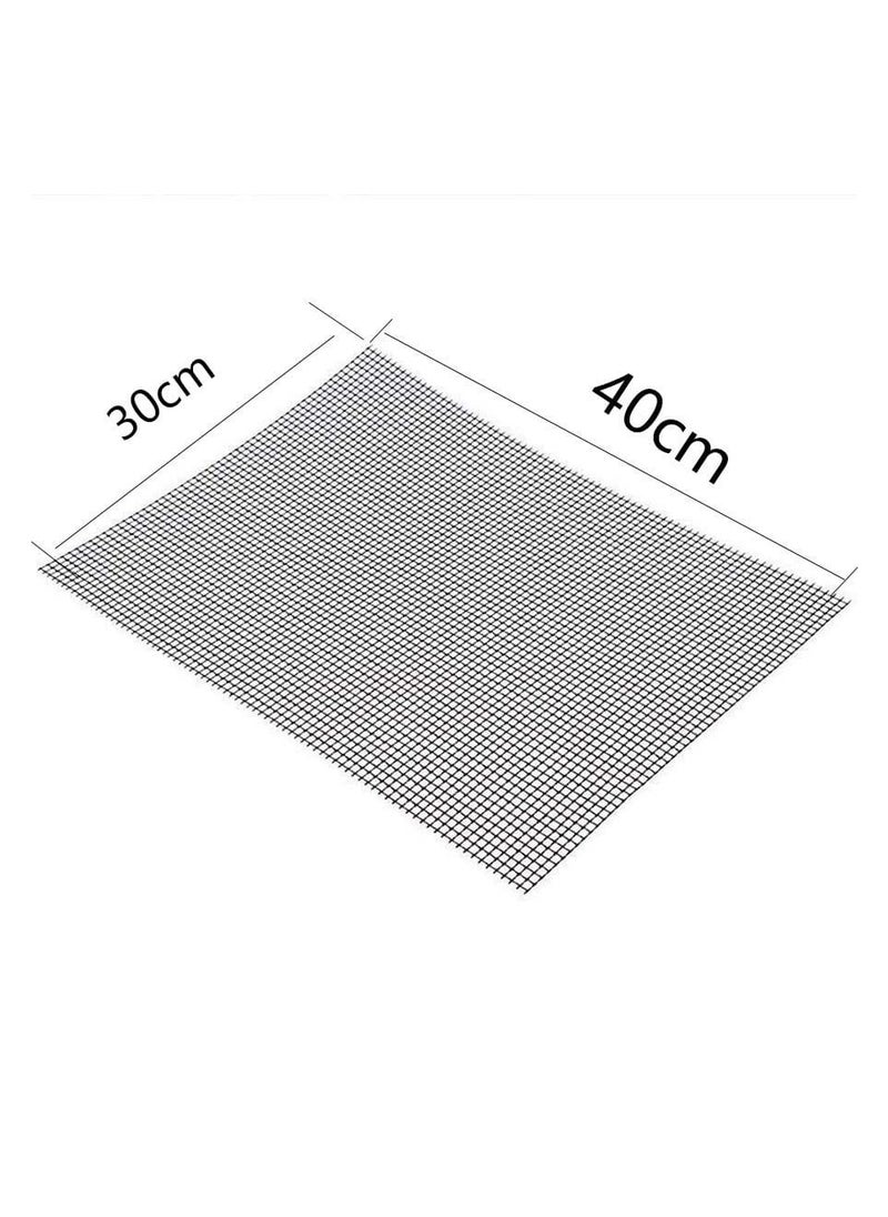 BBQ Grill Mats, Mat Set 2 PCS Non Stick Grilling Mesh Reusable Heat Resistant BBQ Teflon Grill Mats for Grilling, Cooking, Baking, Barbecue and Oven, 40 x 30 cm - pzsku/Z9E1A79B9B8667E7B8A80Z/45/_/1732795117/0e7a602b-f51b-4106-a622-3d96e3271e67