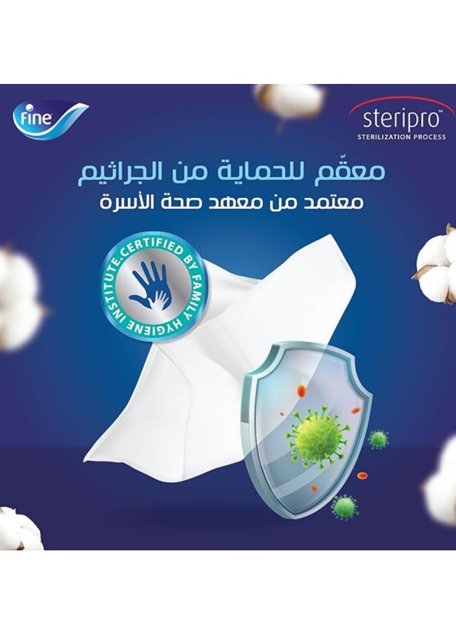 Fine Fluffy 2 Ply Facial Tissue Soft Pack, 480 Sheets  - Image 5