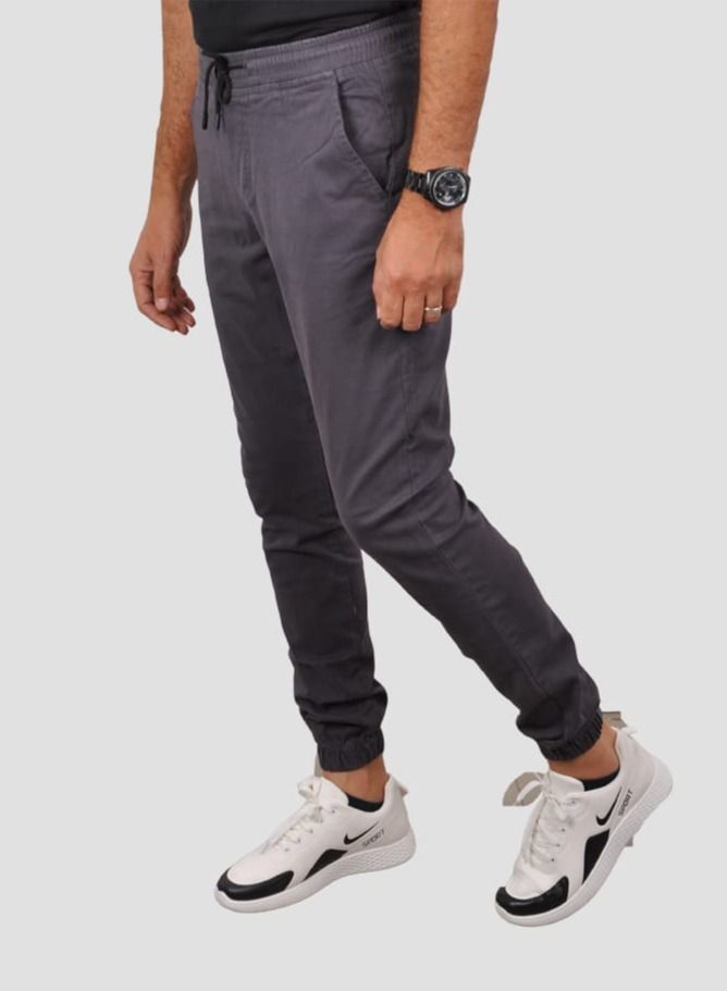 Jupiter Men's gabardine pants - Dark Grey  - Image 2