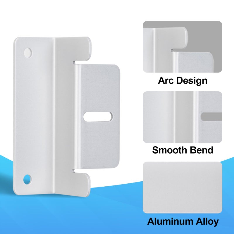 ECO-WORTHY 16 Units Solar Panel Mounting Brackets,Z Bracket Sets Lightweight Aluminum Corrosion-Free for RV, Trailer, Boat, Yachs, Wall and Other Off Gird Roof,4 Set of 4 Units - Image 3