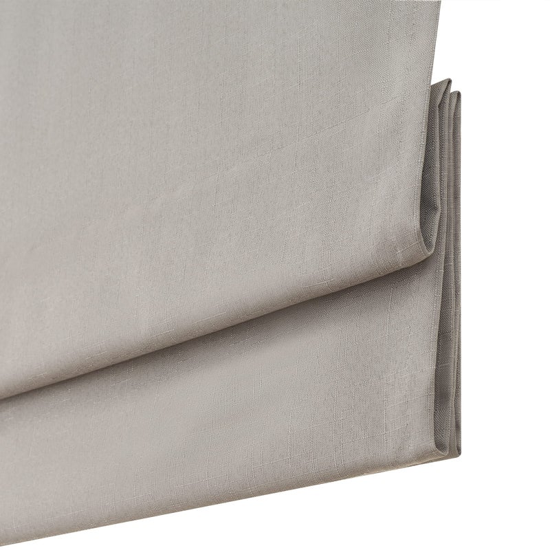 Eclipse Kylie Total Privacy Blackout Cordless Lined Window Roman Shade for Living Room, 35 in x 64 in, Grey - Image 5