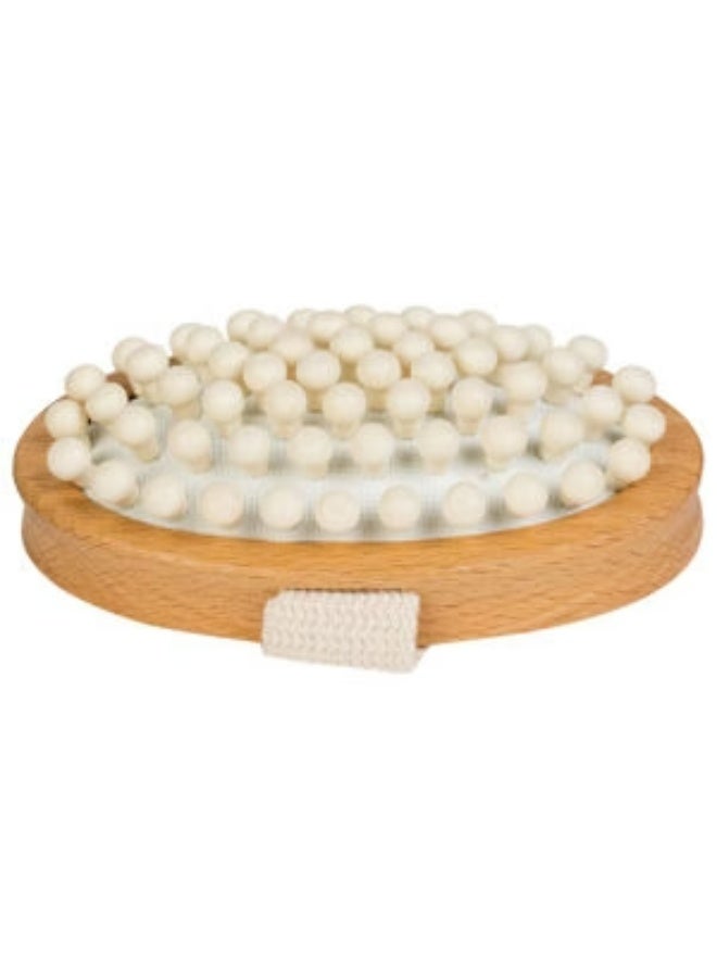 Generic (Unbranded) Natural Wooden Anti Cellulite Massager Wood Hand-Held Massager Body Brush Muscle Relax Sauna Spa Head Massage Brush - Image 1