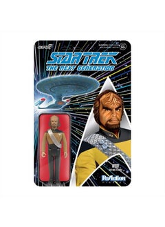 Super7 Star Trek: The Next Generation Worf 3.75 In Reaction Figure  - Image 1