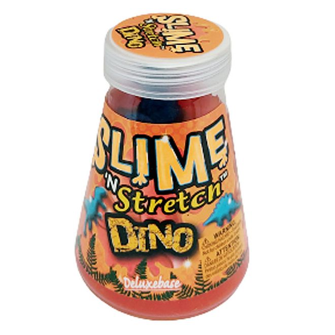 Deluxebase Deluxe Base Slime N Stretch Dino Toy - Elastic Dinosaur Discovery Jelly, Sensory Play, 3+ Years - Image 1