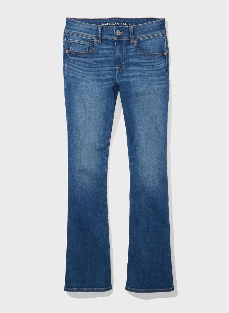 American Eagle High Waist Straight Jeans