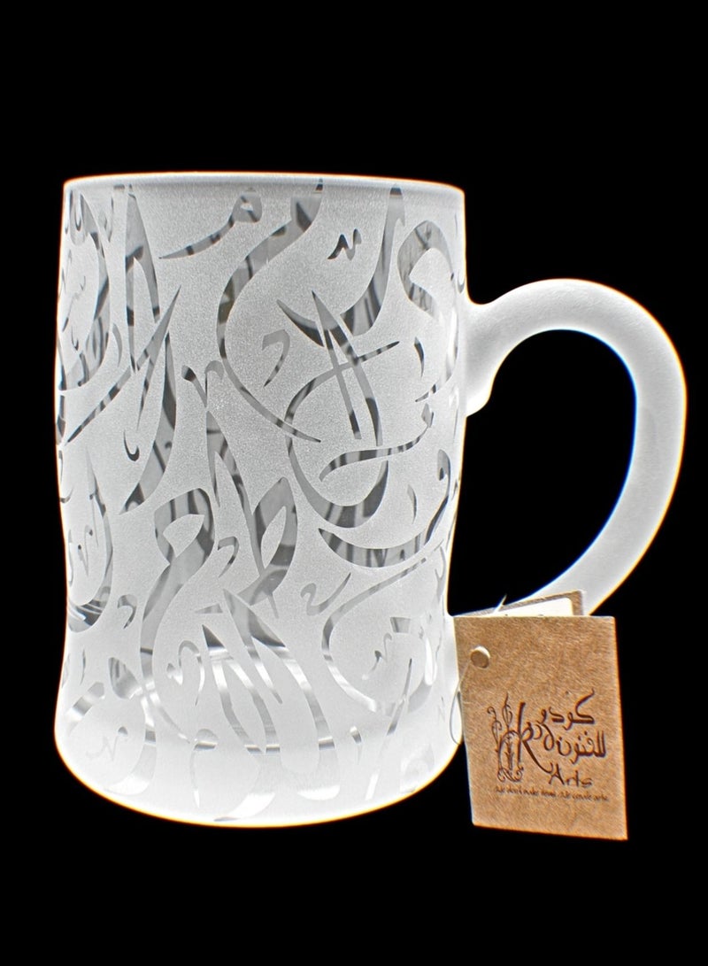 KuduArts Mug for coffee tea water drinks 211 dwn sandb 1 pc - Image 1