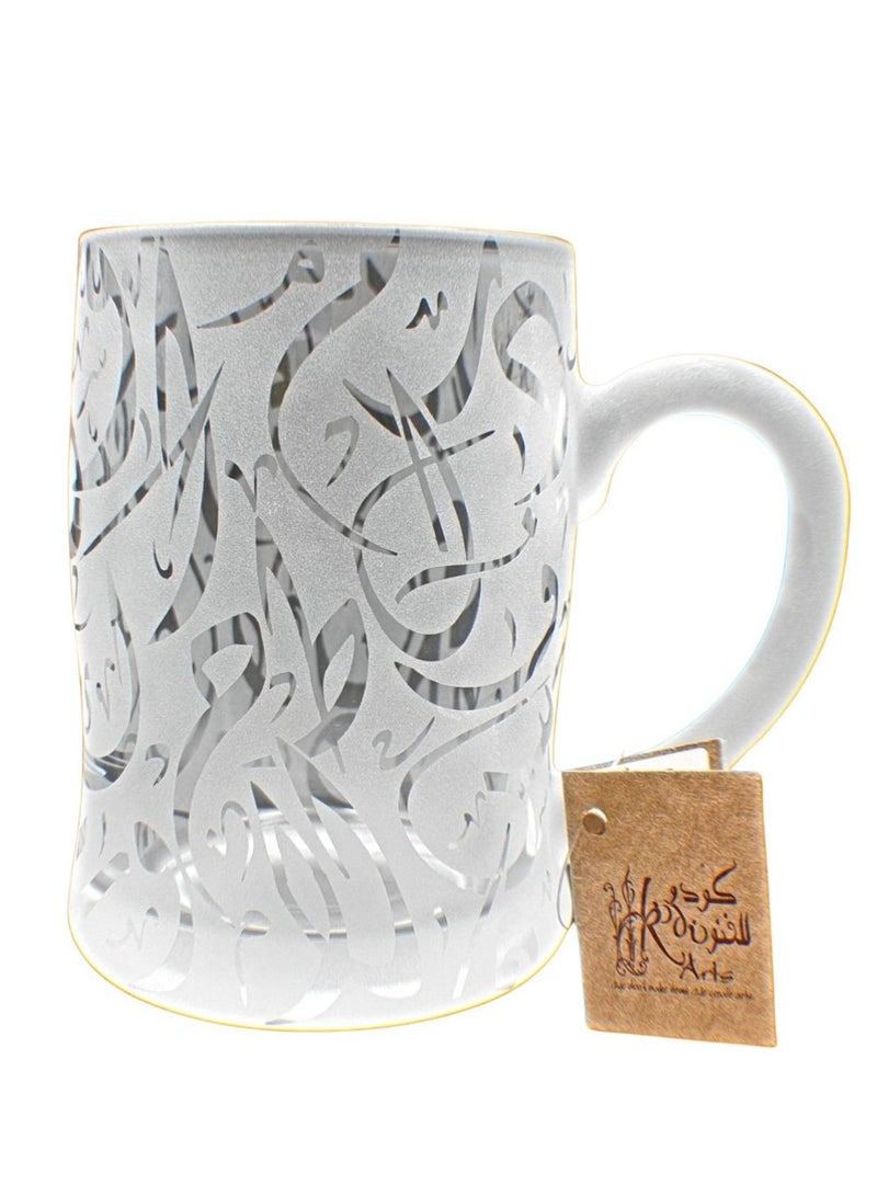 KuduArts Mug for coffee tea water drinks 211 dwn sandb 1 pc - Image 2
