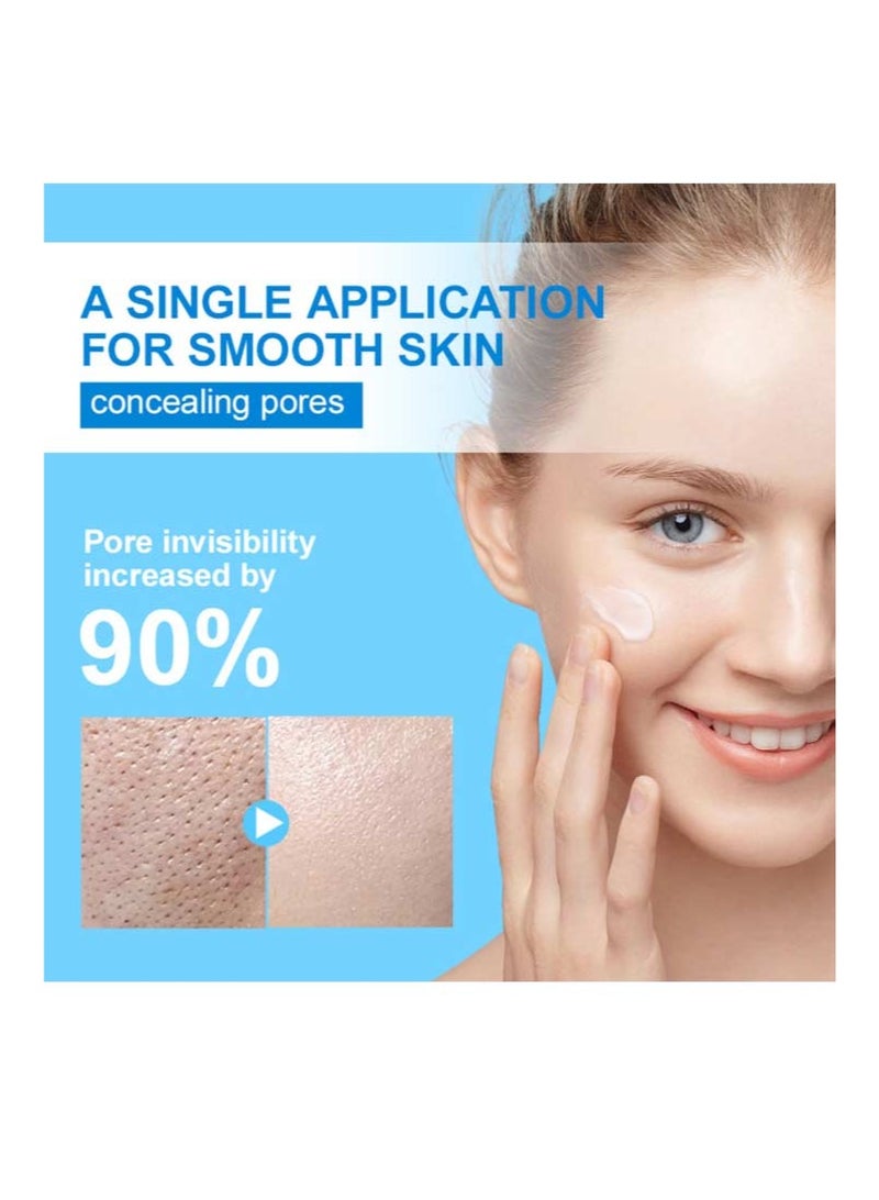 JoyPretty Pore Shrinking Invisibility Cream, Pore Shrinking Invisibility Face Primer, Instantly Conceals, Hydrates & Smooths, Radiant, Lightens Fine Lines, Oil Control Firming, Ideal for a Flawless Complexion - Image 3