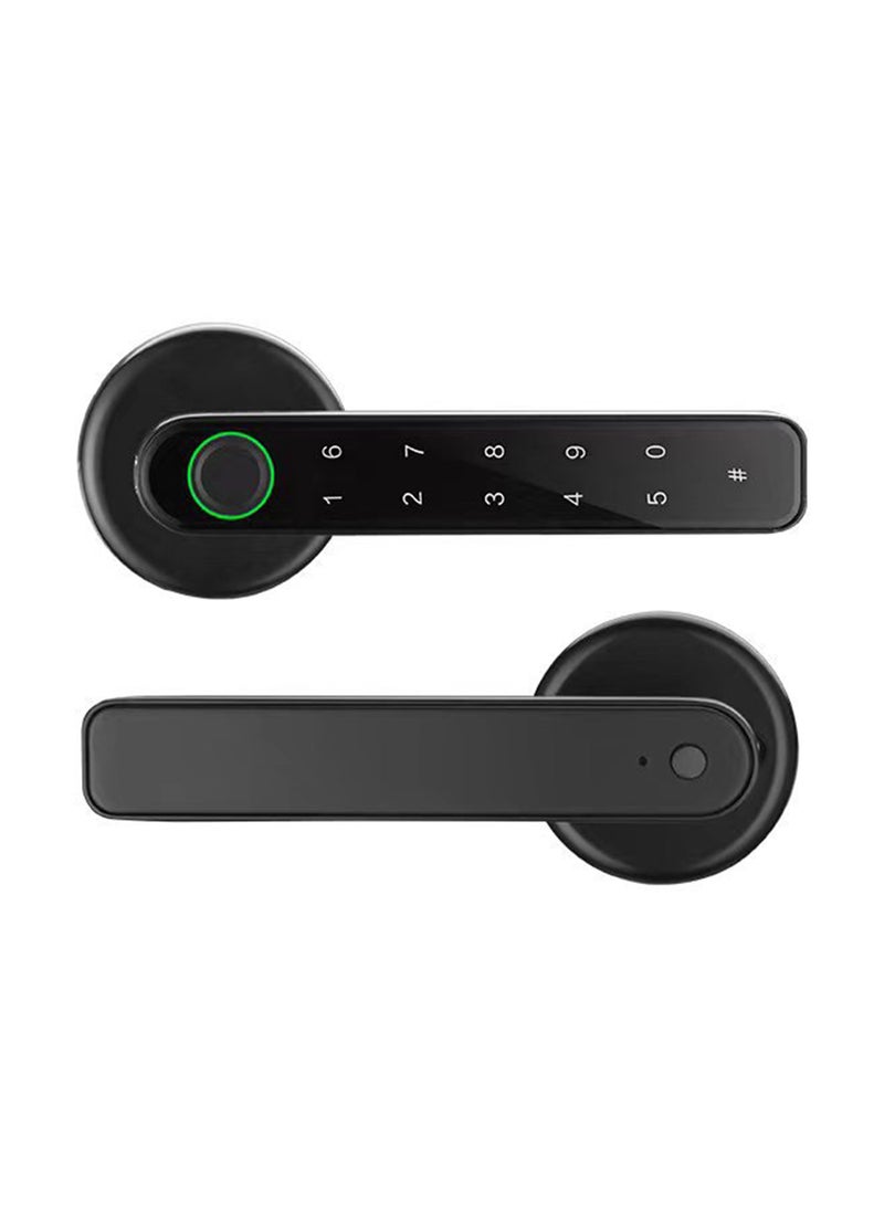 Sharpdo - Smart Home Fingerprint/Password/Key Smart Lock, Suitable For Indoor Bedrooms and Offices - Image 1