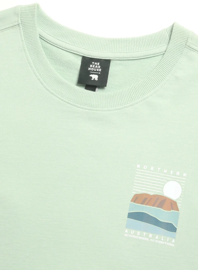 THE BEAR HOUSE Men’s Cotton T-Shirt – Soft, Breathable & Comfortable, Perfect for Casual Wear, Ideal for Everyday & Summer Wear