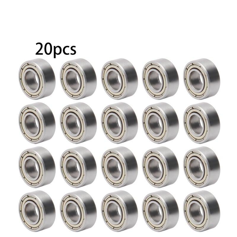 20pcs 623ZZ Miniature Deep Groove Ball Bearings Double Shielded Skateboard Bearings - Image 5