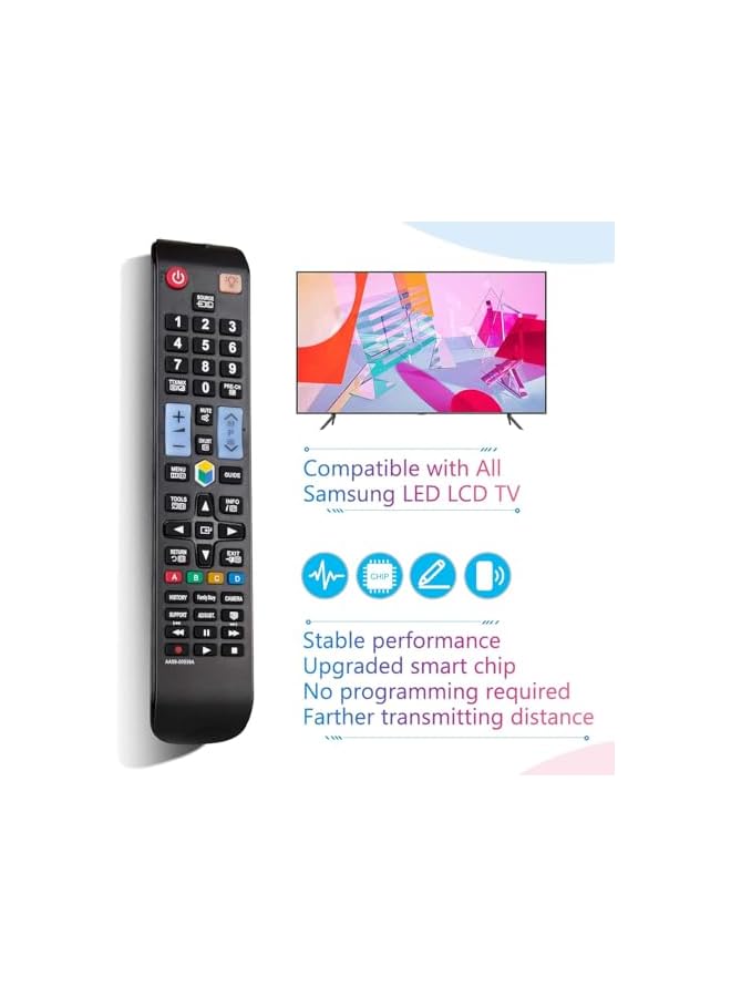 The Bros Replacement for Samsung TV Remote Control, Universal for All Sam Smart TV Original, With illuminated buttons - Image 3