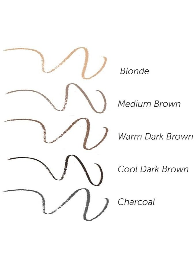 Brow Fx قلم تحديد الحواجب وفرشاة مزدوجة الطرف - بني داكن دافئ - Image 3