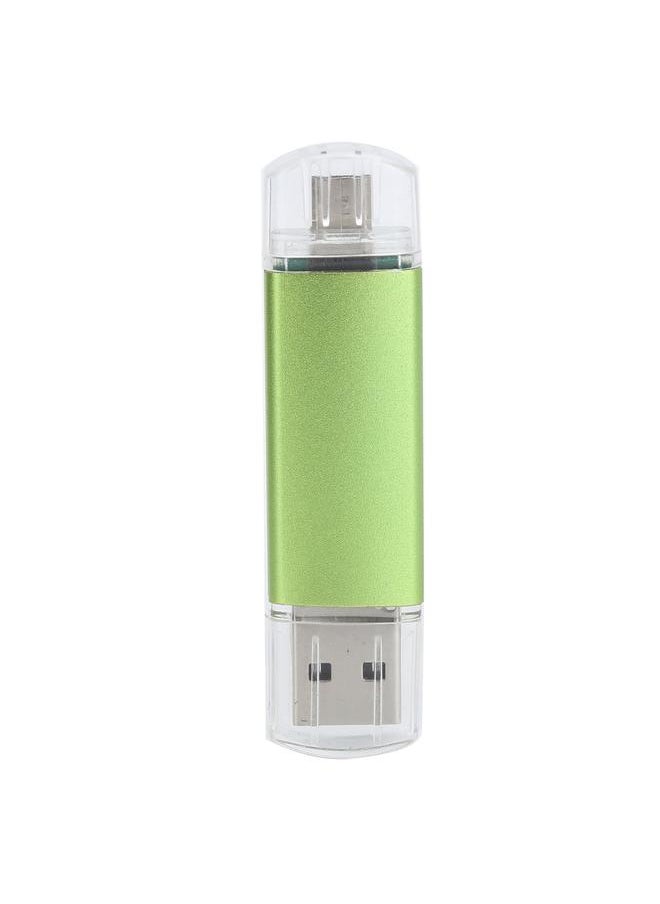 Thoraya Mobile phone computer dual-purpose creative USB flash drive customized dual plug OTG personality creative metal gift high-speed USB flash drive fairy green 64GB  - Image 5