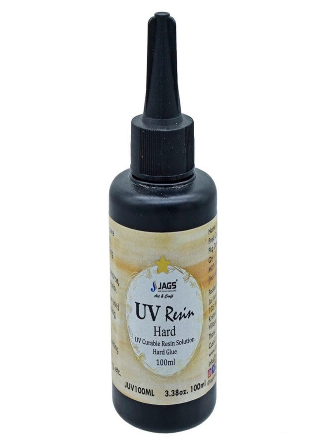 Artnery UV Resin Clear Tough, 25Gram Transparent UV Curing Resin Glue Hard Type, Ultraviolet Curable Sunlight Activated Crystal UV Resin for DIY/Kids Jewelry Craft Making - Image 2