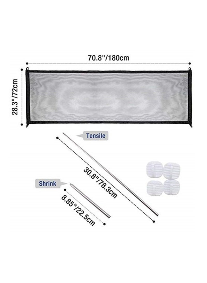 Magic Gate for Dogs - Baby Gate Guard Pet Safety Gate Safety Enclosure - Safe Guard for Pet - Baby Safety Fence - Portable Folding Mesh Gate- for House Indoor Use. - Image 3