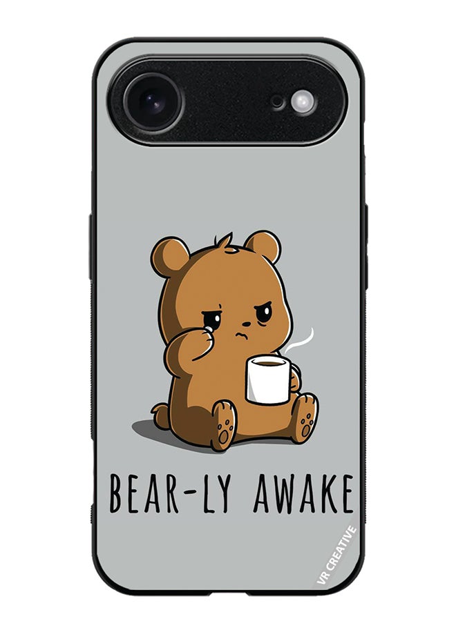 Protective Case Cover For Apple iPhone 17 Air Bearly Awake Design Multicolour