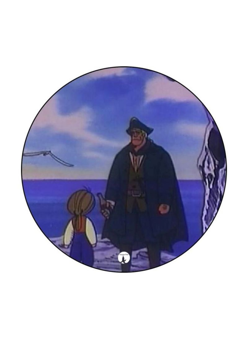 RKN The Anime Jazeerat Al Kanz Theme Printed Fridge Magnet  Blue/Brown/White - Image 2