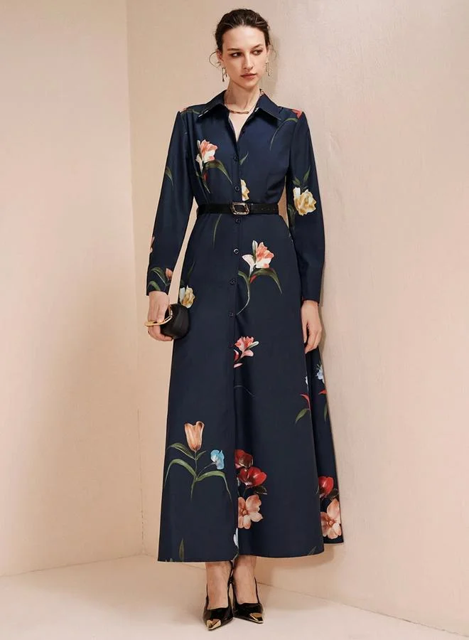 تايك تو Ladies' Floral Print Dress