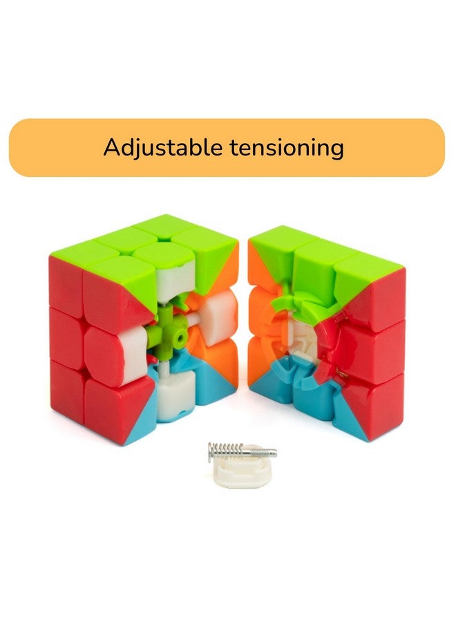 Cubelelo Drift Warrior 3X3 & Premium Cube Lubricant Combo | Speed Cube Set For Fast, Smooth, Professional Solving | Ultimate Kit For All Your Speedcubing Needs Multicolor For Kids, Adults All Ages - Image 4