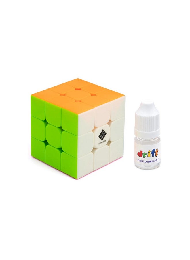 Cubelelo Drift Warrior 3X3 & Premium Cube Lubricant Combo | Speed Cube Set For Fast, Smooth, Professional Solving | Ultimate Kit For All Your Speedcubing Needs Multicolor For Kids, Adults All Ages - Image 1