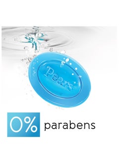 Pears Pears Soap with Peppermint Extract. Original Blue Care Transparent Soap - 125g Bar (Pack of 12)  - Image 3
