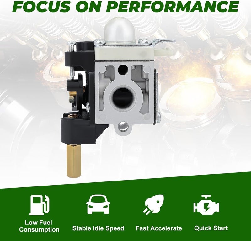 Dalom SRM 210 Carburetor with Fuel Line Primer Bulb for Echo Weedeater Models - Image 3