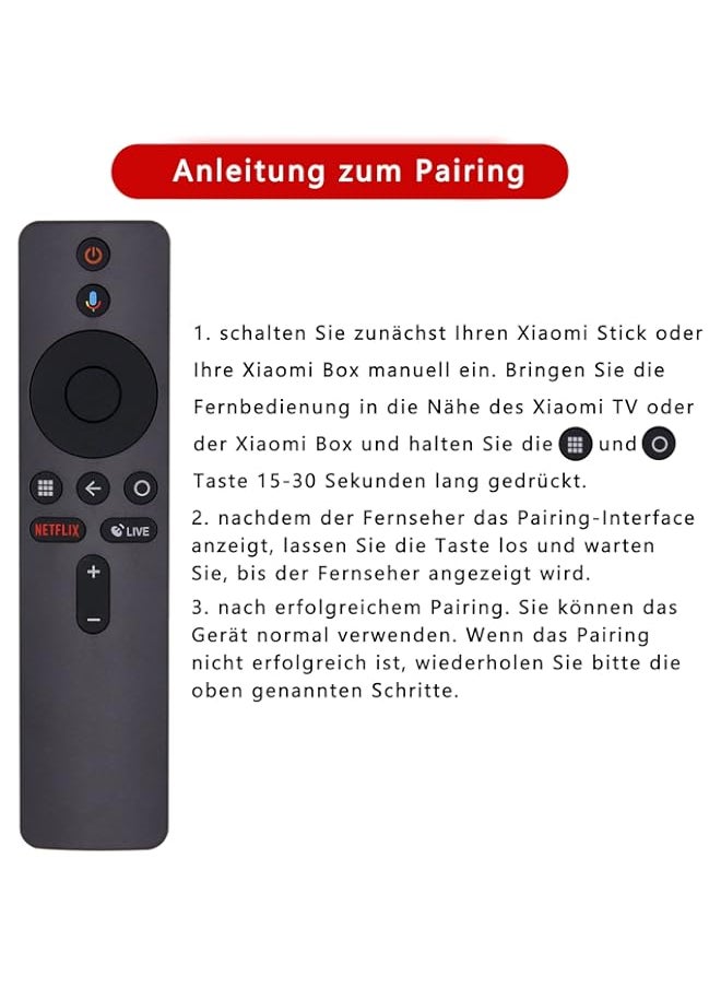 HuHa - Riry Remote Control for Xiaomi Mi Box S - Replacement Remote Control with Bluetooth and Voice Remote Control for Mi Box S (Please check if your device supports Bluetooth voice remote control) - Image 1