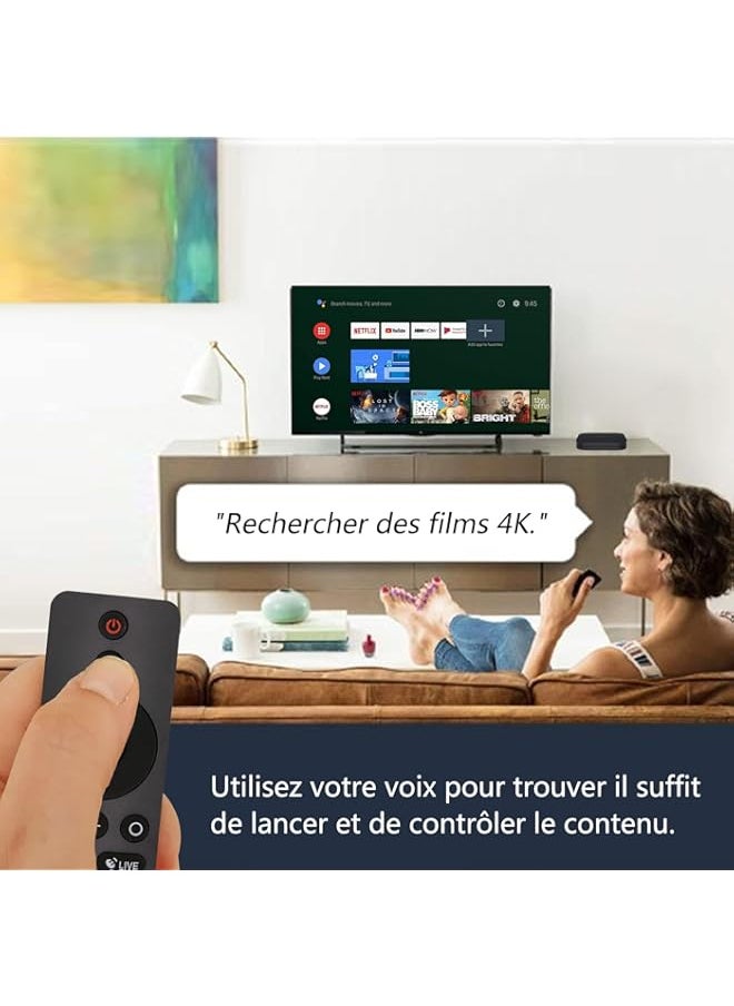 HuHa - Riry Remote Control for Xiaomi Mi Box S - Replacement Remote Control with Bluetooth and Voice Remote Control for Mi Box S (Please check if your device supports Bluetooth voice remote control) - Image 1