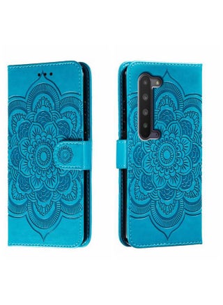 For Sharp Aquos R5G Sun Mandala Embossing Pattern Phone Leather Case(Blue) - pzsku/Z9E1BD47172B2C8EA09B5Z/45/_/1739872797/8b3b0184-adf4-4acb-9c55-bb21d26b7897