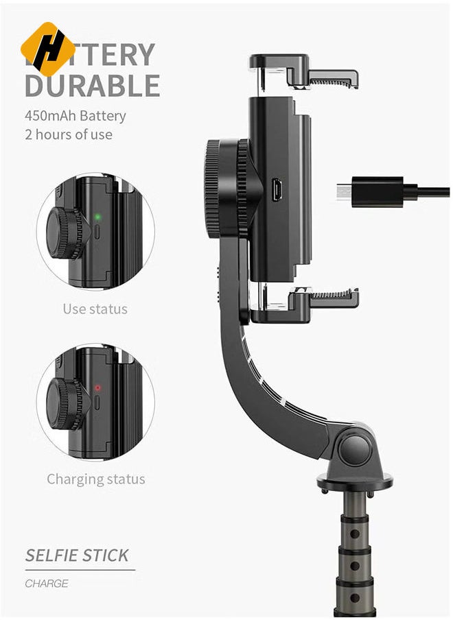 HuHa 3-In-1 Phone Gimbal Stabilizer Black  - Image 4