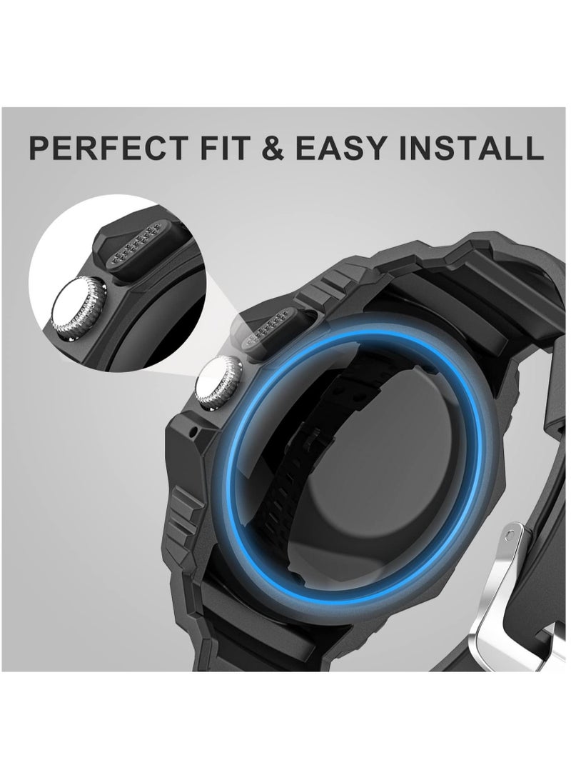 Captaintech Compatible for Google Pixel Watch Band with Bumper Case, Upgraded Rugged Pixel Watch Case Bands, TPU Sports Replacement Strap Protective Watch Accessories for Men Women - Image 5