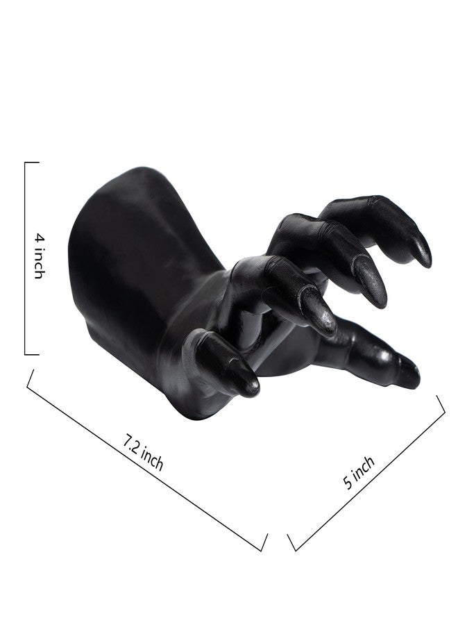 GUTE Creepy Hands Wall Mountable - Hands Hangers Decor, Hand Horror Decorations Aesthetic Goth Gothic Hanging Wall Art Home, House Decoration, Sculpture (Reaching, 1 Piece) - Image 3