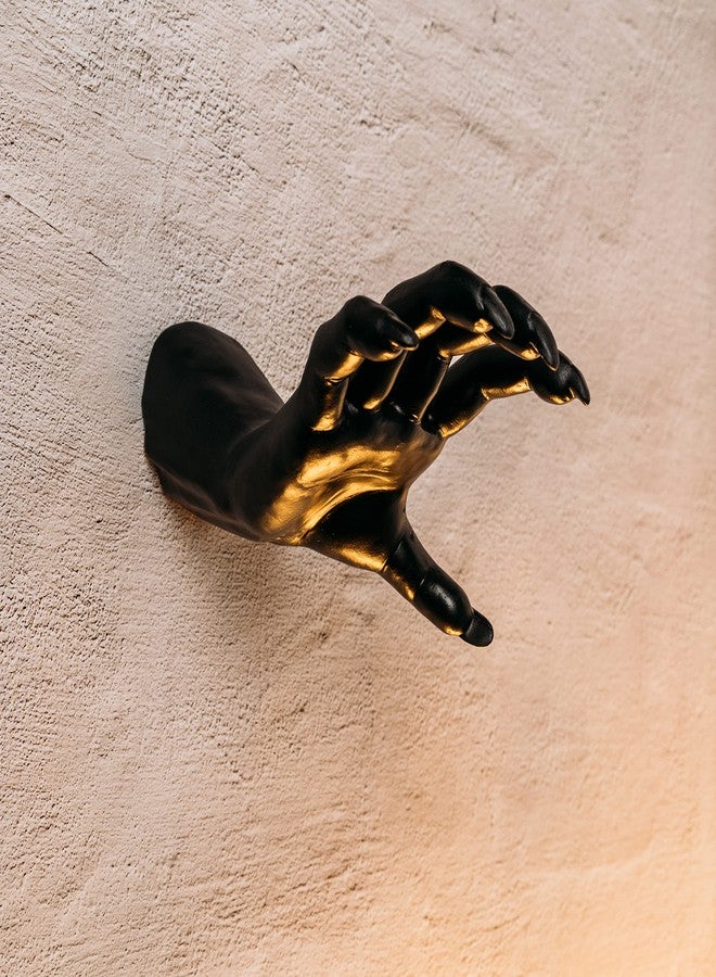 GUTE Creepy Hands Wall Mountable - Hands Hangers Decor, Hand Horror Decorations Aesthetic Goth Gothic Hanging Wall Art Home, House Decoration, Sculpture (Reaching, 1 Piece) - Image 4