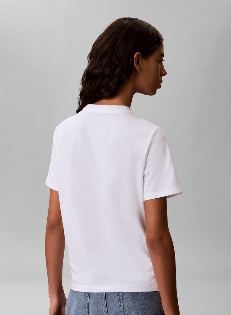 CALVIN KLEIN Classic Digital Floral T-Shirt - Image 2