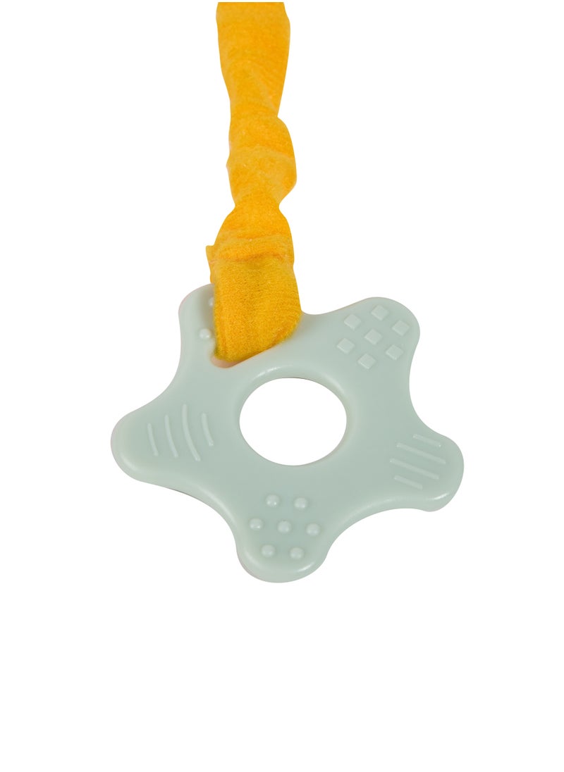 Eurekakids Cucu Hanging Musical Plush Toy w/Teether | For Strollers, Cribs, Playpen | For auditory stimulation, hand-eye coordination and sensory development | BPA Free | Panda | Age 0M+