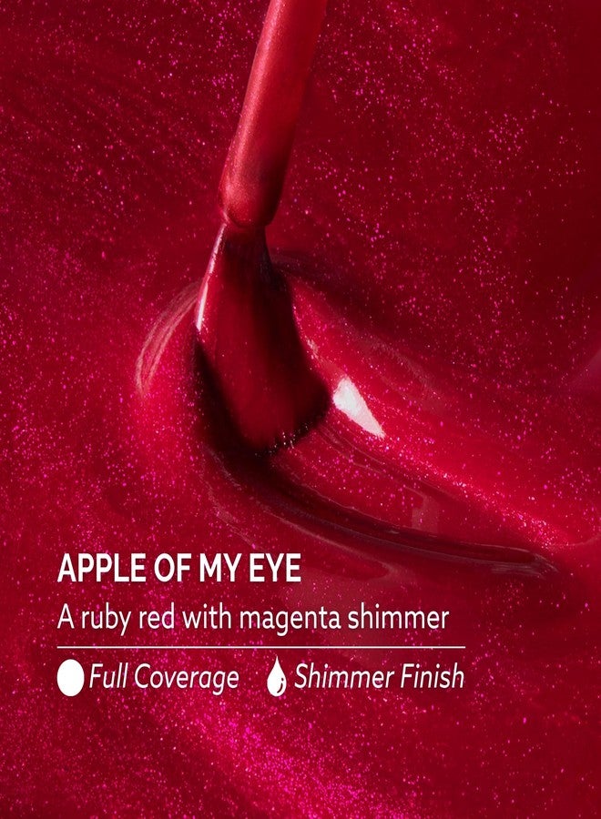 Dazzle Dry Mini Kit 4 Step System - Apple Of My Eye Mini Kit - A ruby red with magenta shimmer. Full-coverage shimmer. (5 Piece Kit / 5 Manicures) - Image 3