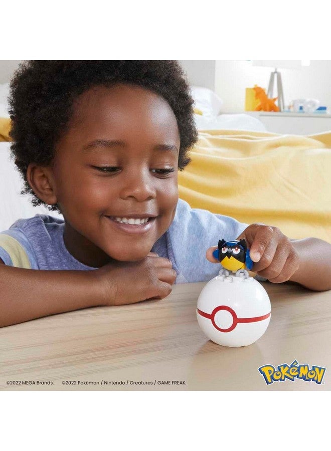 Mega Brands Mega Construx Pokemon Series 17 Rookidee Figure Building Set with Premier Poke Ball - Image 2
