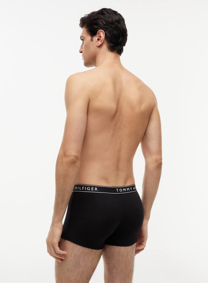 TOMMY HILFIGER 3-Pack Essential Logo Waistband Trunks - Image 5