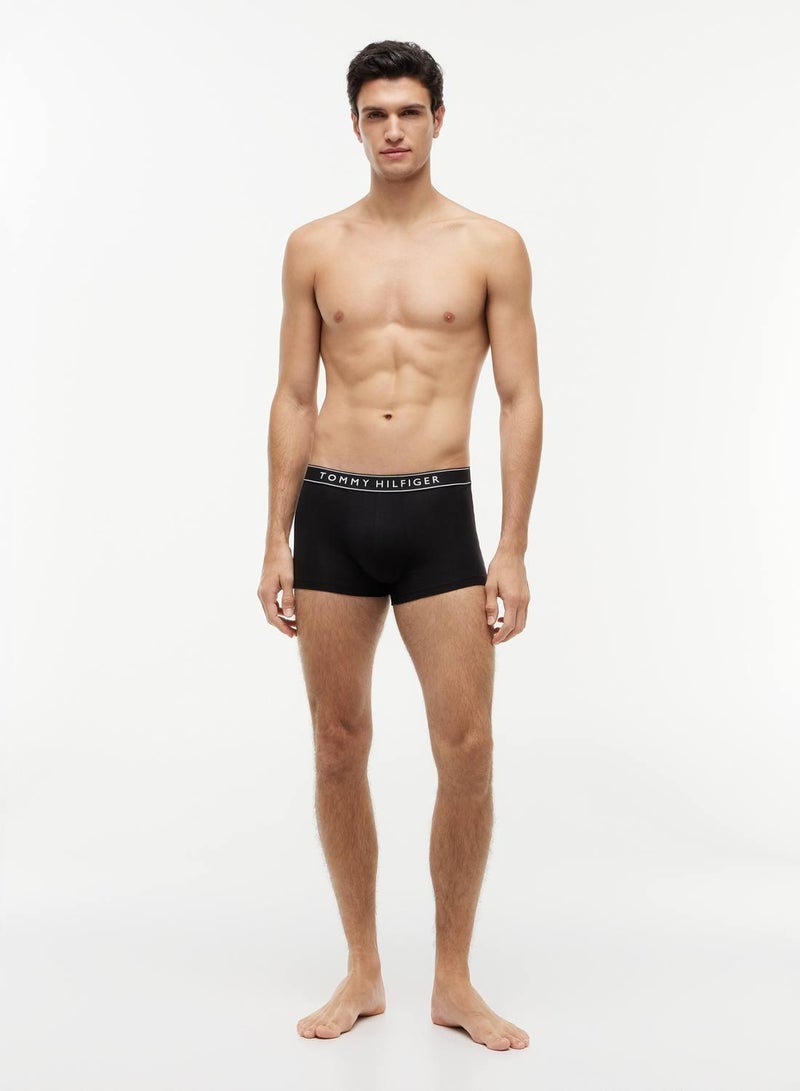 TOMMY HILFIGER 3-Pack Essential Logo Waistband Trunks - Image 3